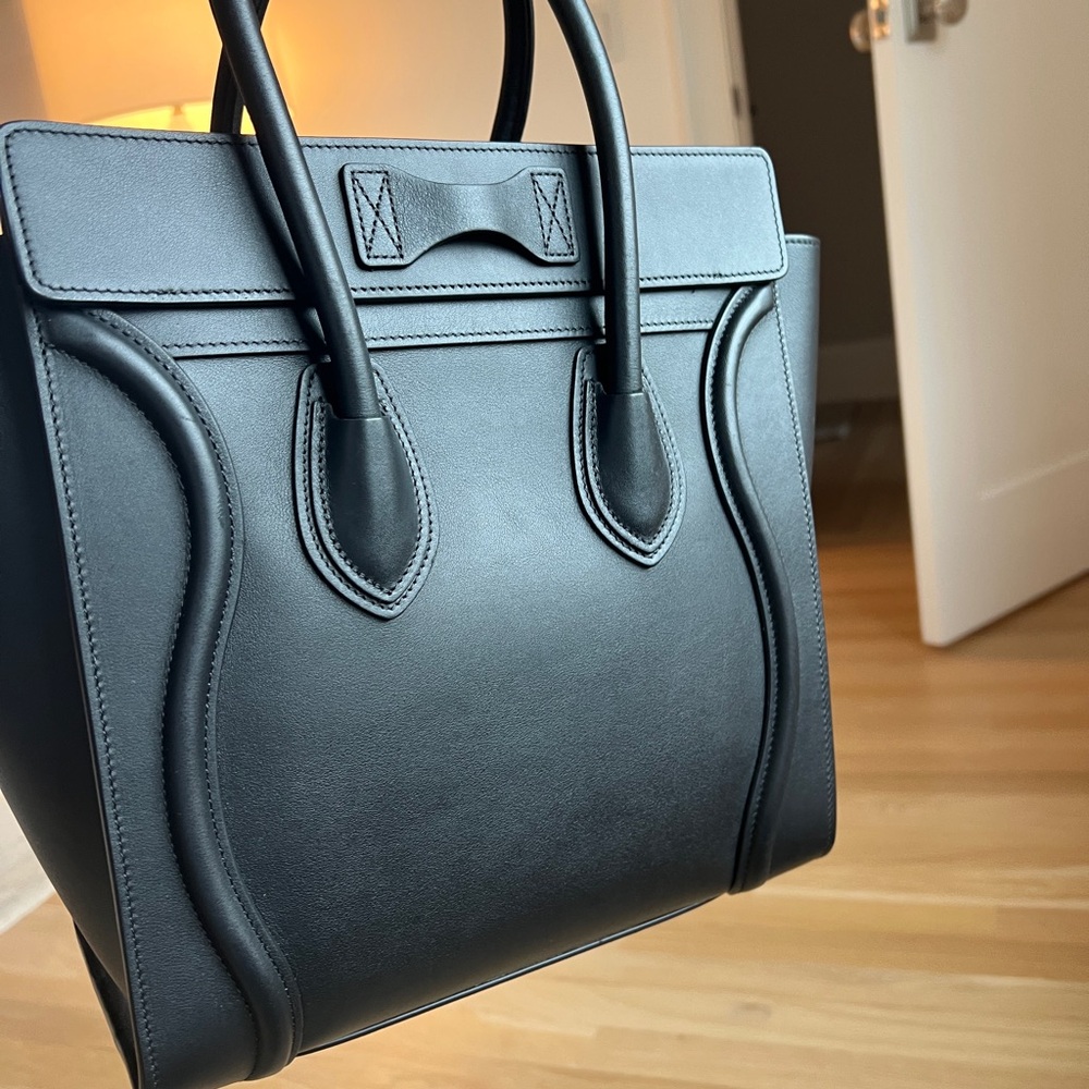 Celine micro Luggage tote black - Picture 13 of 15